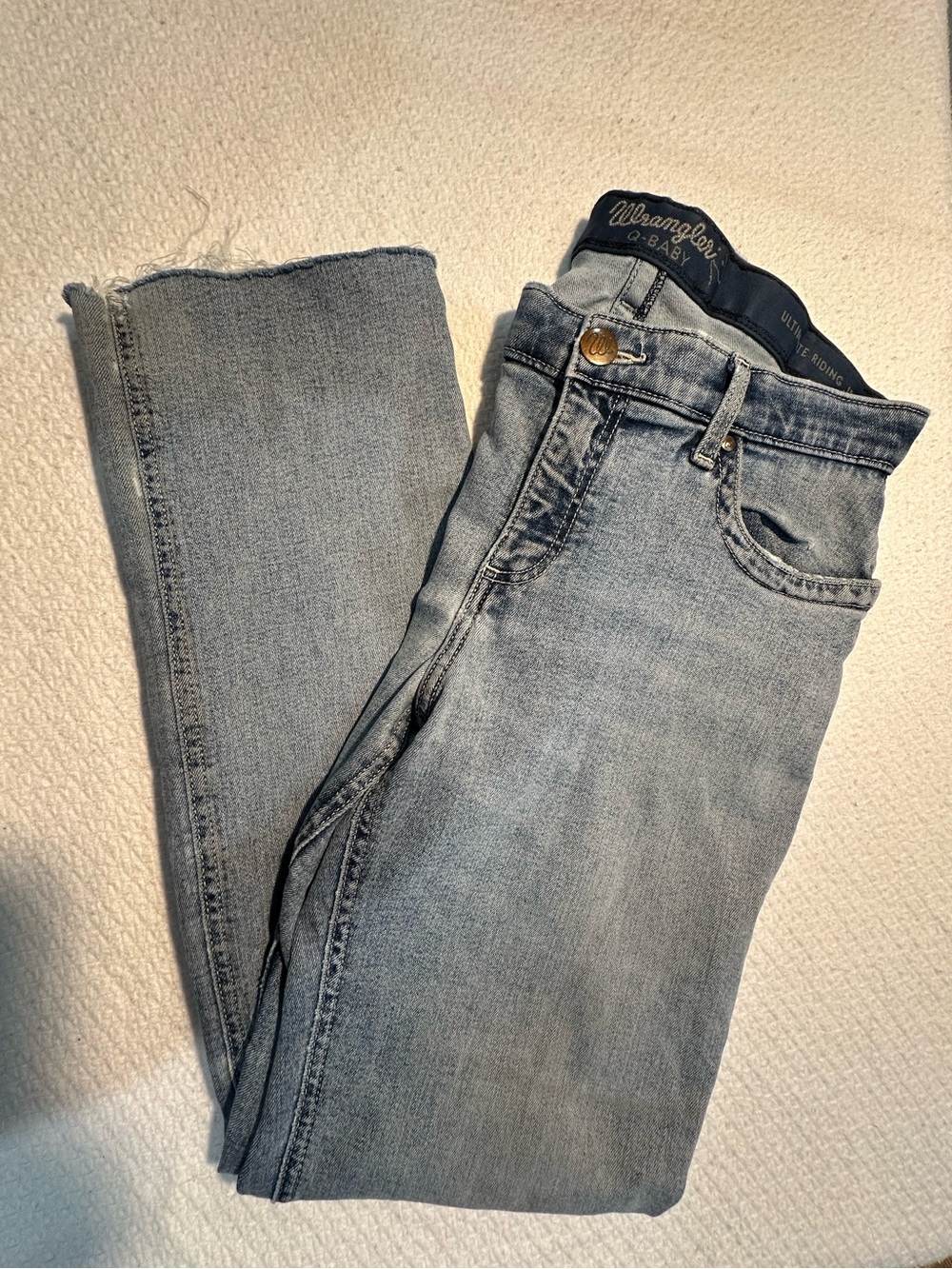 Wrangler Riding Pants – Dark Wash Denim Size 9X34